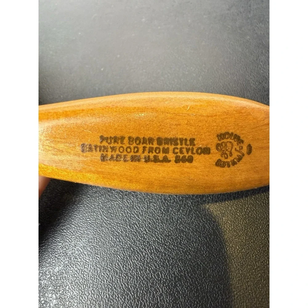 VTG Fuller Wooden Brush‎ Boar Bristles Genuine Satinwood House Of Fuller 560